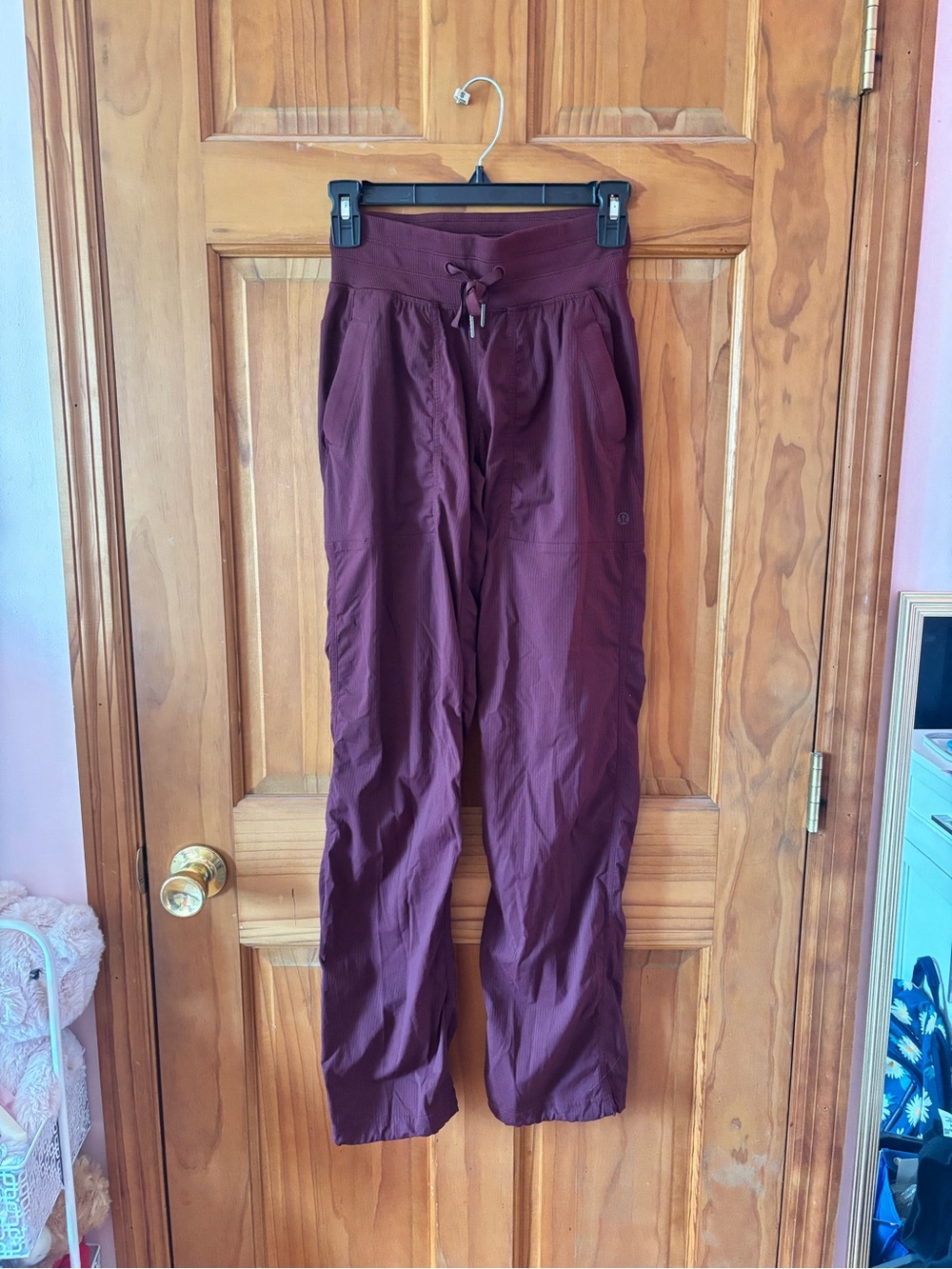 lululemon athletica Maroon Mid-Rise Dance Studio Pant (Regular)